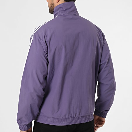 Adidas Originals - Veste Zippée A Bandes Firebird KE1675 Violet Blanc