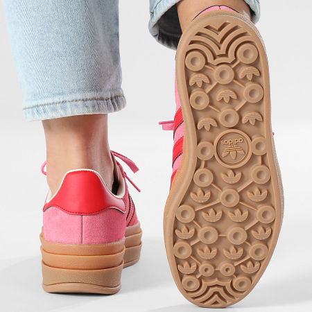 Adidas Originals - Zapatillas Mujer Gazelle Bold J JQ7407 Rose Tone Better Scarlet Crew White