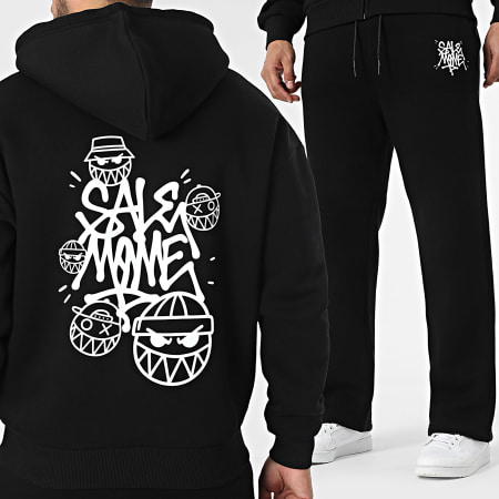Sale Môme Paris - Ensemble De Survêtement Street Boyz Noir Blanc