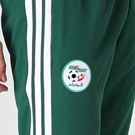 Adidas Sportswear - Pantalon Jogging A Bandes Fédération Algérienne De Football JZ0213 Vert