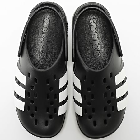 Adidas Sportswear - Claquettes Adilette Clog 2.0 JQ8058 Core Black Footwear White