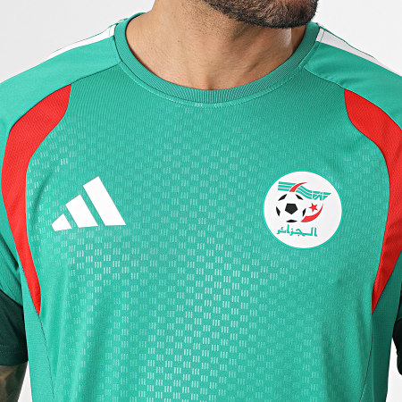 Adidas Sportswear - Maillot De Foot A Bandes Fédération Algérienne De Football JZ2724 Vert