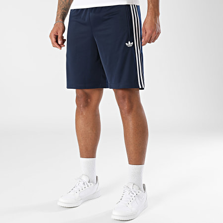 Adidas Originals - Short Jogging A Bandes Firebird KE1374 Bleu Marine Blanc