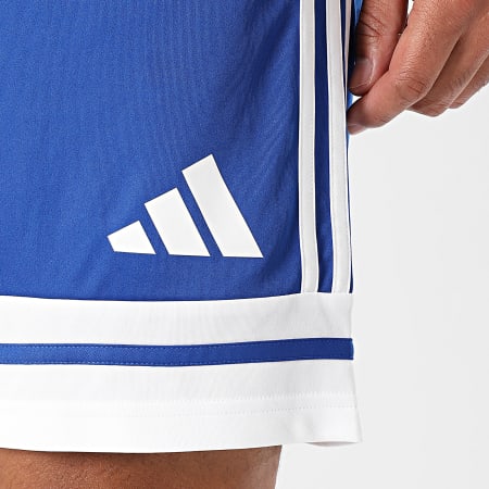 Adidas Sportswear - Short Jogging Squa 25 JH3405 Bleu Roi Blanc