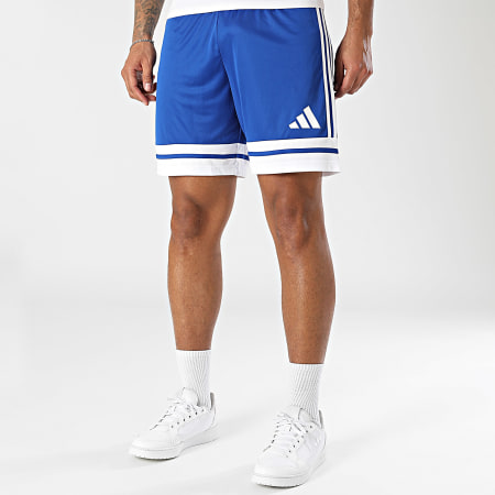 Adidas Sportswear - Short Jogging Squa 25 JH3405 Bleu Roi Blanc