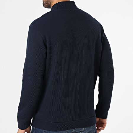 Classic Series - Gilet Zippé Côtelé 552 Bleu Marine