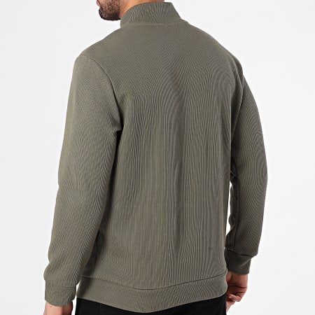 Classic Series - Gilet Zippé Côtelé 552 Vert Kaki