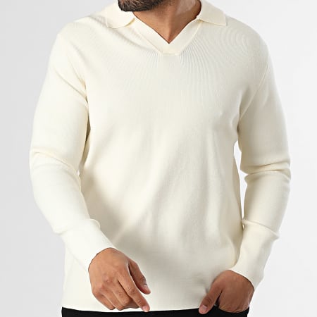 Frilivin - Jersey Cuello V 811 Beige Claro