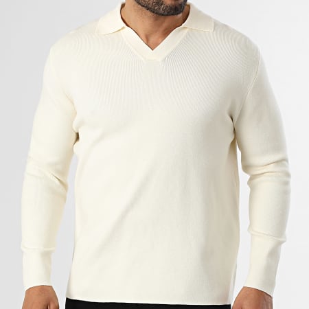 Frilivin - Jersey Cuello V 811 Beige Claro