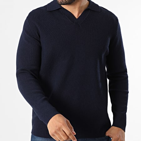 Frilivin - Jersey de Cuello V 811 Azul Marino
