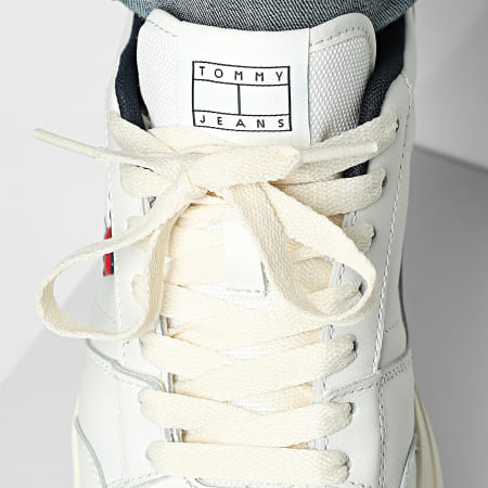 Tommy Jeans - Baskets TJM The Greenwich New Essential 1574 Ecru Dark Night Navy