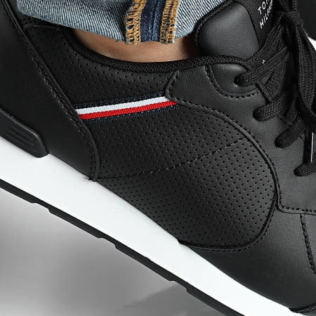 Tommy Hilfiger - Baskets Runner Icon Leather 5740 Black