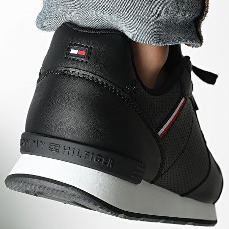 Tommy Hilfiger - Baskets Runner Icon Leather 5740 Black