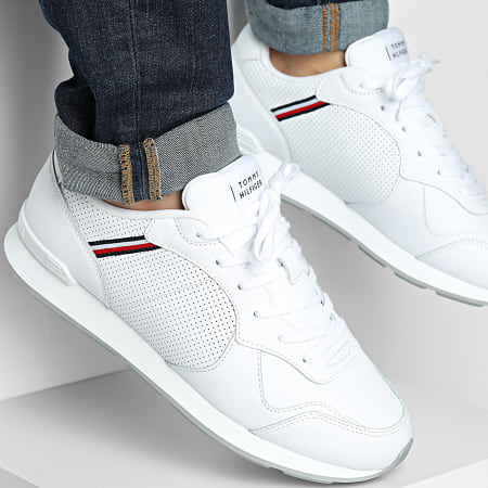 Tommy Hilfiger - Baskets Runner Icon Leather 5740 White
