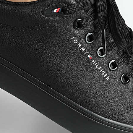 Tommy Hilfiger - Baskets Hi Vulc Core Low Leather II Essential 5511 Triple Black
