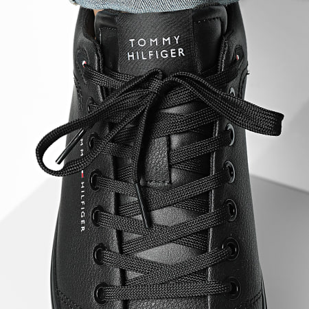 Tommy Hilfiger - Baskets Hi Vulc Core Low Leather II Essential 5511 Triple Black