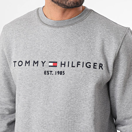 Tommy Hilfiger - Sweat Crewneck Tommy Logo 1596 Gris Chiné