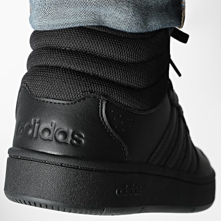 Adidas Sportswear - Baskets Montantes Hoops Mid Classic KI1086 Core Black Carbon