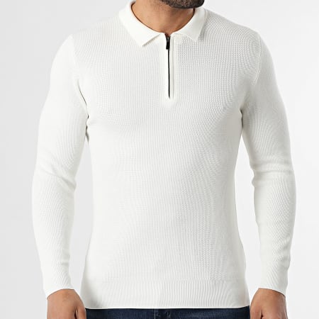 Frilivin - Jersey Cuello Con Cremallera 642 Beige Claro
