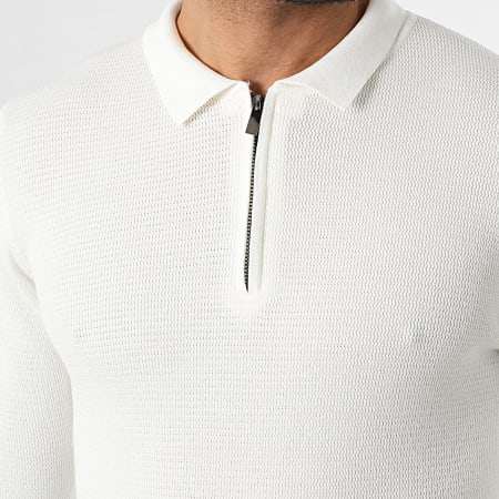 Frilivin - Jersey Cuello Con Cremallera 642 Beige Claro
