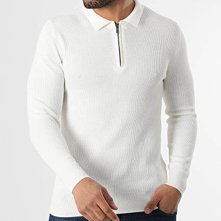 Frilivin - Jersey Cuello Con Cremallera 642 Beige Claro