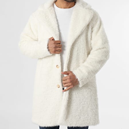 Frilivin - Abrigo de Piel 257 Beige Claro