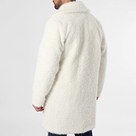 Frilivin - Abrigo de Piel 257 Beige Claro