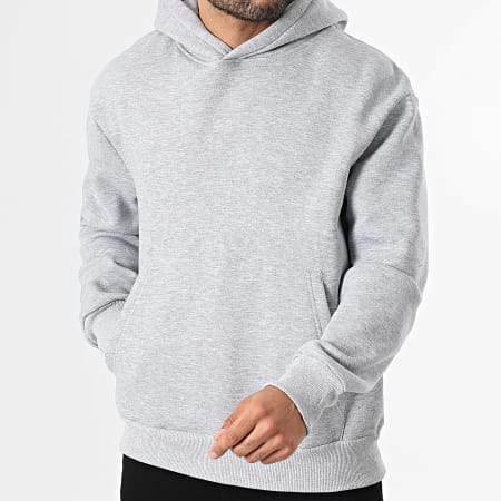 Frilivin - Sudadera con Capucha 53B Gris Jaspeado