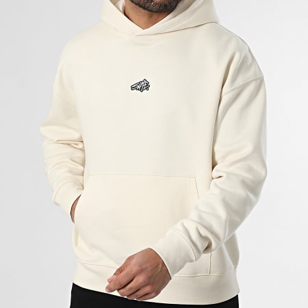 Sale Môme Paris - Sudadera Capucha Relajada Parche Bordado SLME Beige
