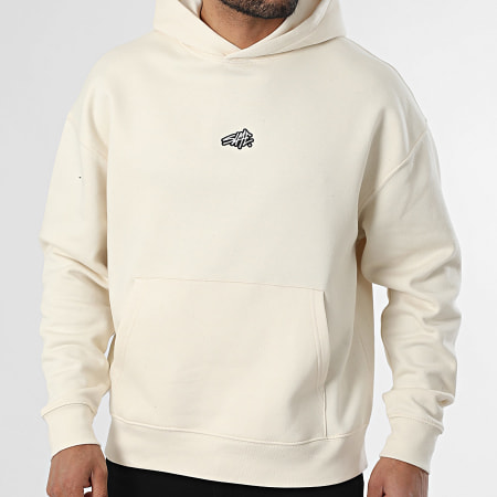 Sale Môme Paris - Sudadera Capucha Relajada Parche Bordado SLME Beige