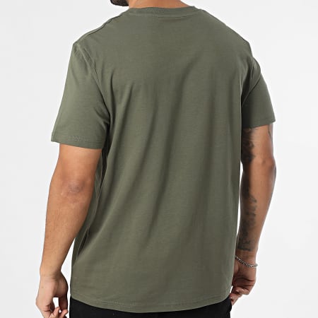 One Piece - Tee Shirt Oversize Large Patch Cuir Vert Kaki