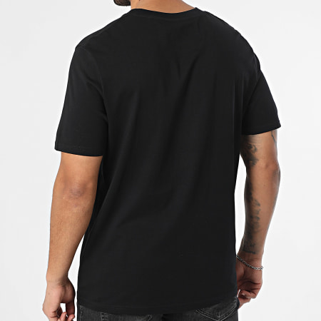 One Piece - Tee Shirt Oversize Large Patch Cuir Noir