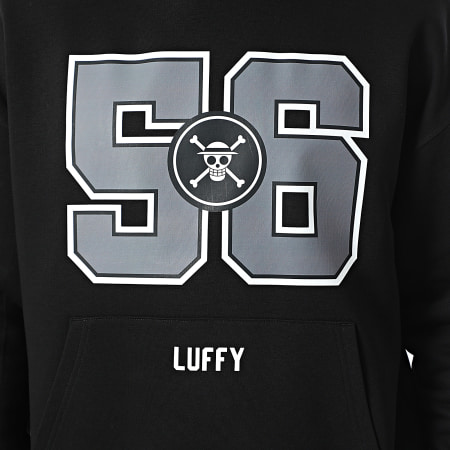 One Piece - Sweat Capuche Relaxed 56 US Big Front Noir