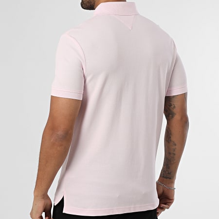 Tommy Hilfiger - Polo Manches Courtes Hilfiger Chest Insert 8130 Rose