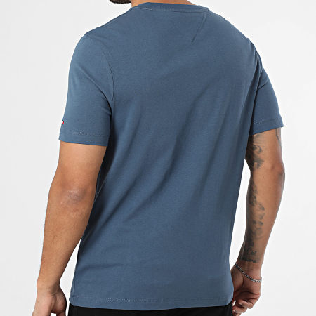 Tommy Hilfiger - Tee Shirt Script Logo 3691 Bleu Marine