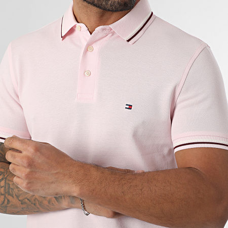 Tommy Hilfiger - Polo Manches Courtes Slim Seasonal 9993 Rose