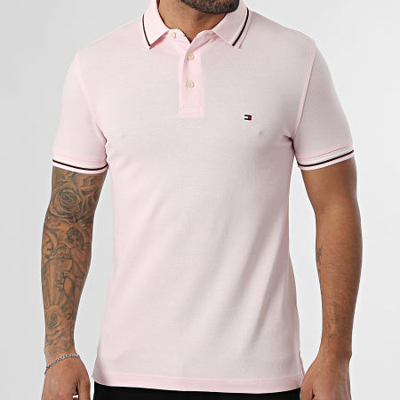 Tommy Hilfiger - Polo Manches Courtes Slim Seasonal 9993 Rose