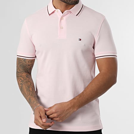 Tommy Hilfiger - Polo Manches Courtes Slim Seasonal 9993 Rose
