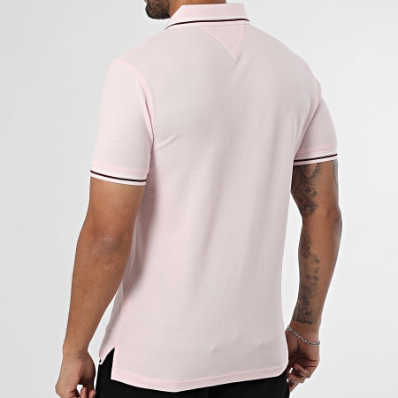 Tommy Hilfiger - Polo Manches Courtes Slim Seasonal 9993 Rose