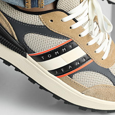 Tommy Jeans - Baskets Technical Runner Essential 1537 Dark Dune