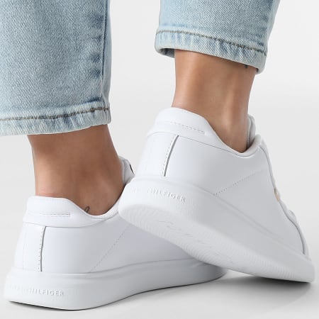 Tommy Hilfiger - Baskets Femme Icon Court Light Weight 8948 White
