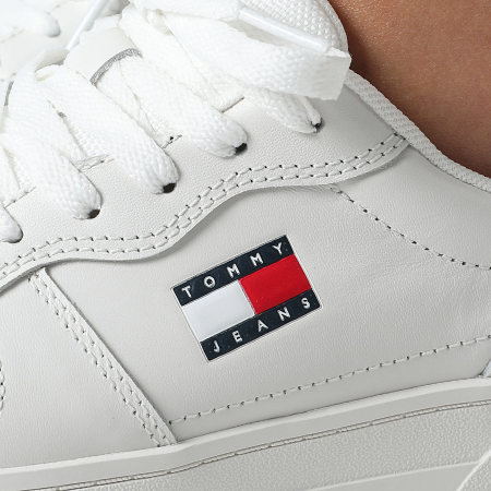 Tommy Jeans - Baskets Femme The Greenwich Leather 3006 Ecru