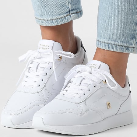 Tommy Hilfiger - Baskets Femme Corporate Mix Mat Runner 9318 Rwb