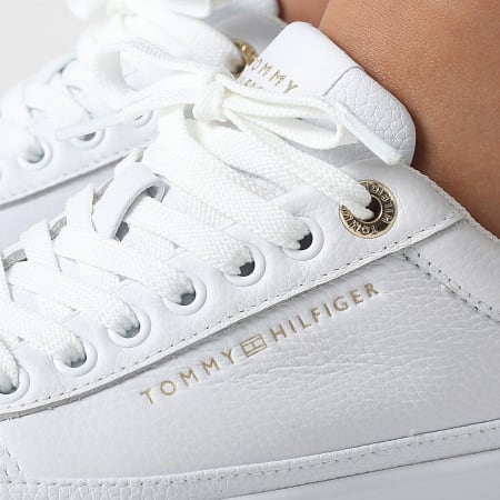 Tommy Hilfiger - Baskets Femme Foxing Platform Leather 9018 White