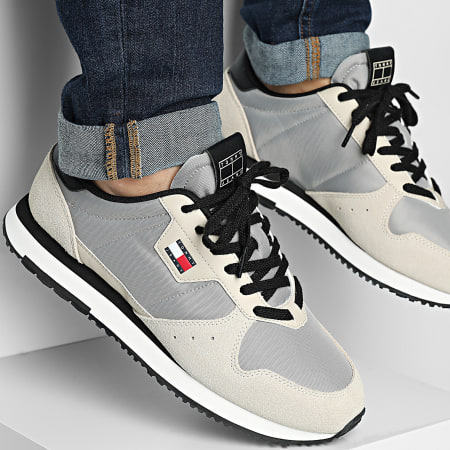 Tommy Jeans - Baskets Eva Runner Leather 1649 Gulf Sand