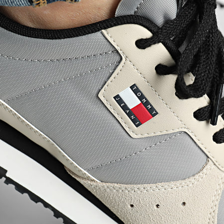 Tommy Jeans - Baskets Eva Runner Leather 1649 Gulf Sand