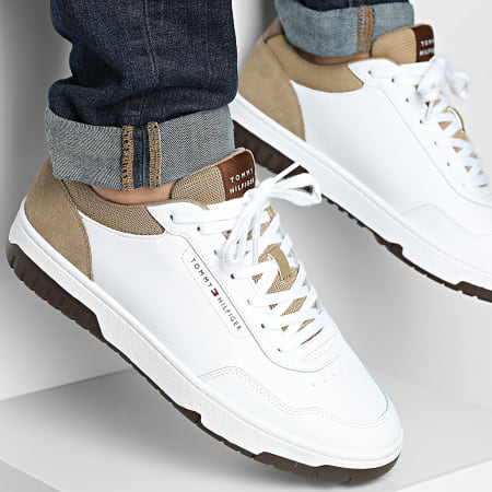 Tommy Hilfiger - Baskets Core Lite Leather Suede 5714 Driftwood Taupe