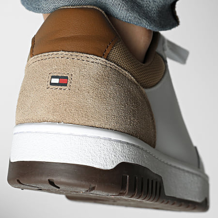Tommy Hilfiger - Baskets Core Lite Leather Suede 5714 Driftwood Taupe