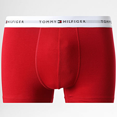 Tommy Hilfiger - Lot De 3 Boxers 2768 Rose Rouge Bleu Marine
