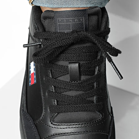 Tommy Jeans - Baskets Cupsole Leather 1660 Black